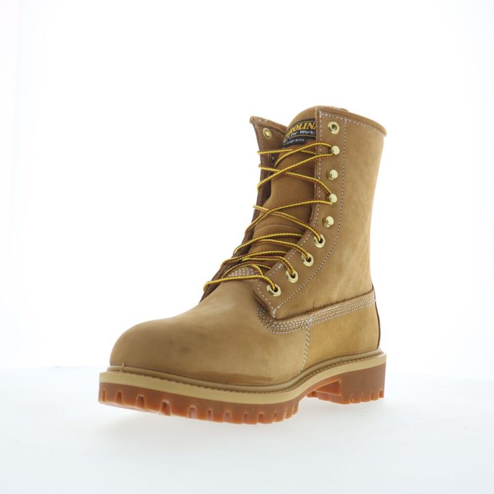Carolina Mens 8" Steel Toe Waterproof Insulated Boot Beige Boots (NWT) - Picture 4 of 7